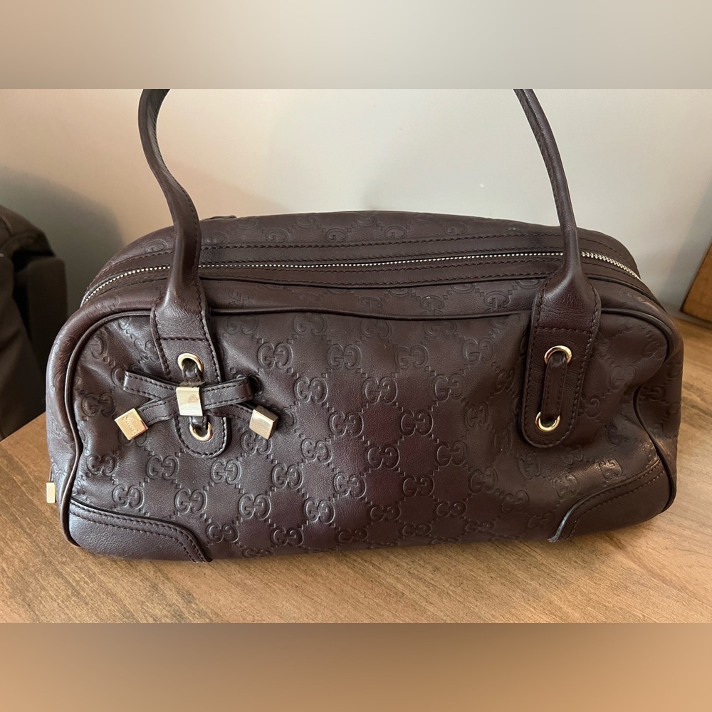 Gucci Dark Brown Leather Purse